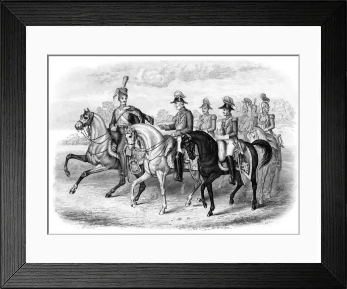 Framed Print : Wellington at Review Framed Print : Wellington at Review
