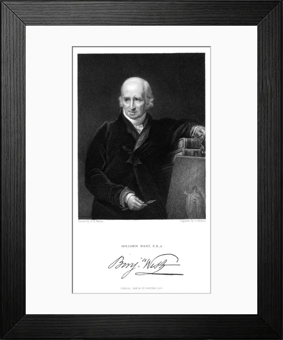 Framed Print : Benjamin West - 2 Framed Print : Benjamin West - 2