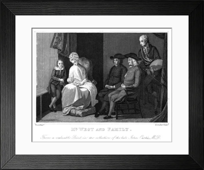 Framed Print : Benjamin West - 8 Framed Print : Benjamin West - 8