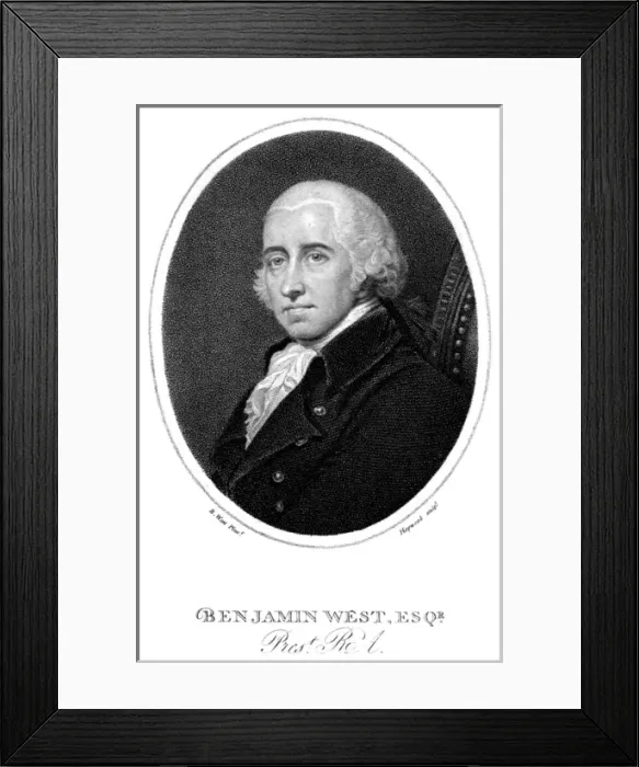 Framed Print : Benjamin West - 1 Framed Print : Benjamin West - 1