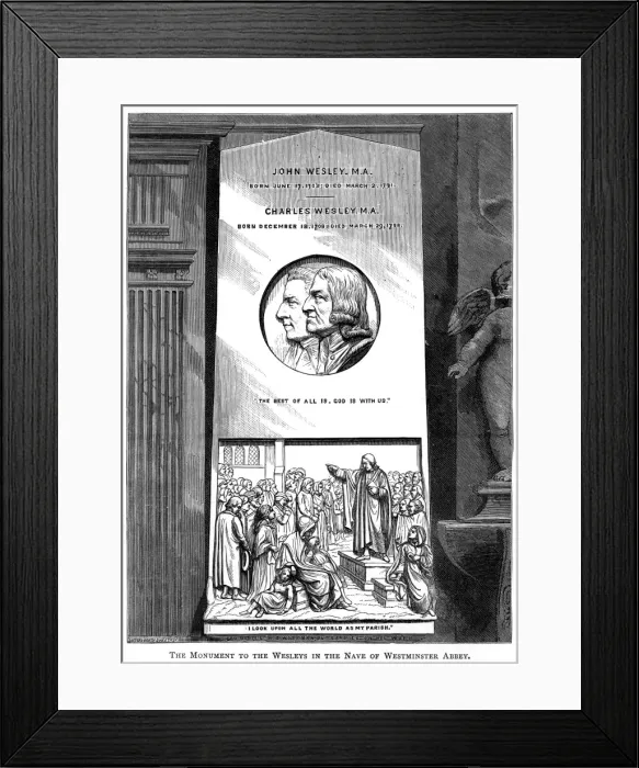 Framed Print : Wesley Monument Framed Print : Wesley Monument