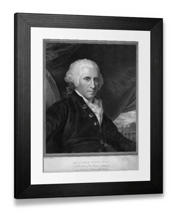 Framed Print : Benjamin West - 4 Framed Print : Benjamin West - 4