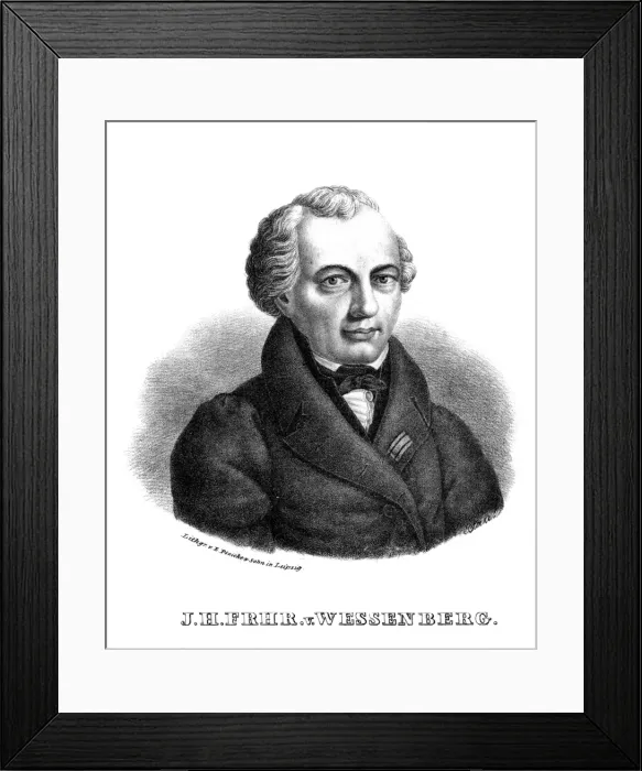 Framed Print : Johann Baron Wessenberg Framed Print : Johann Baron Wessenberg