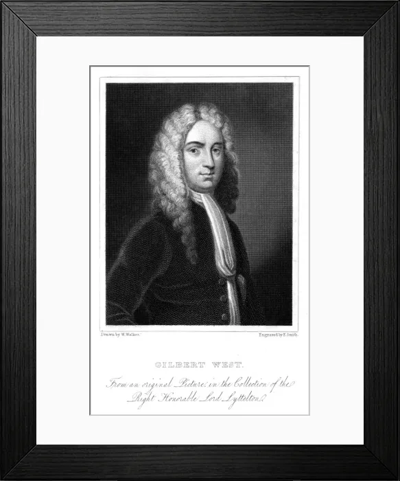 Framed Print : Gilbert West Framed Print : Gilbert West