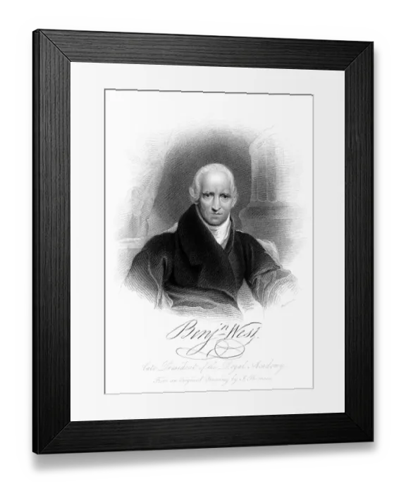 Framed Print : Benjamin West - 6 Framed Print : Benjamin West - 6