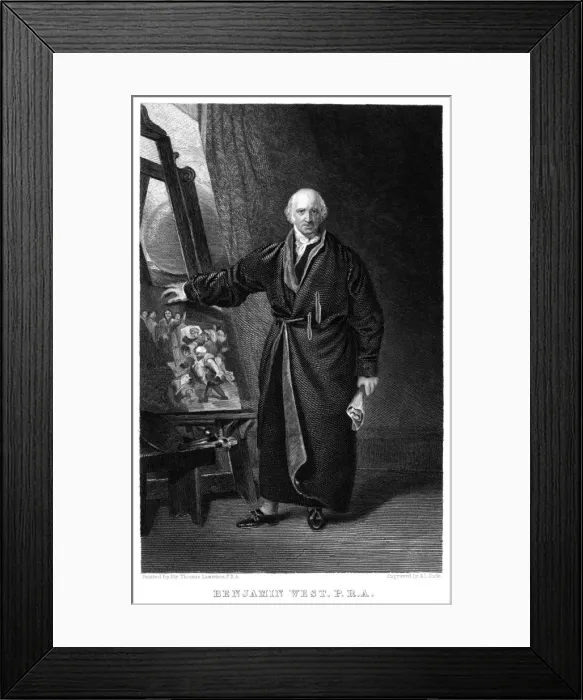 Framed Print : Benjamin West - 5 Framed Print : Benjamin West - 5