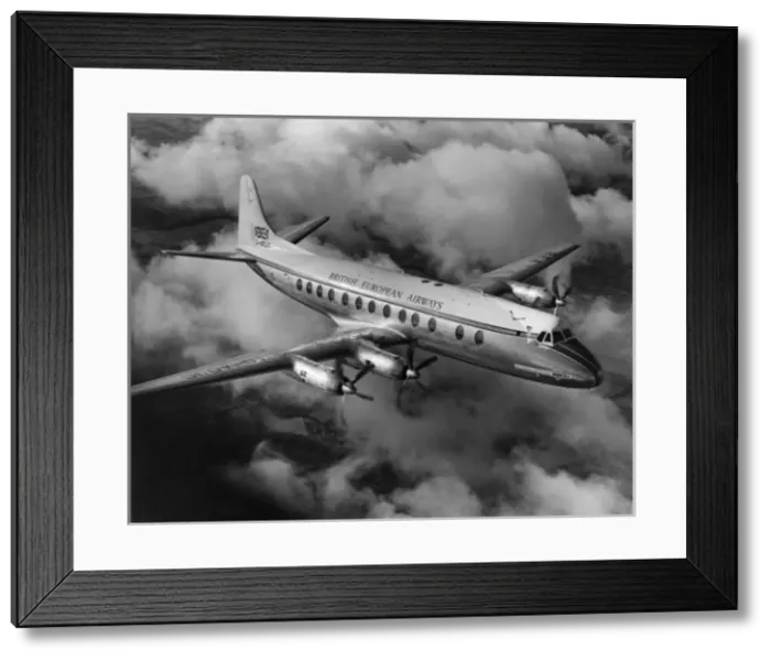 Framed Print : Bea Viscount 800 Plane Framed Print : Bea Viscount 800 Plane