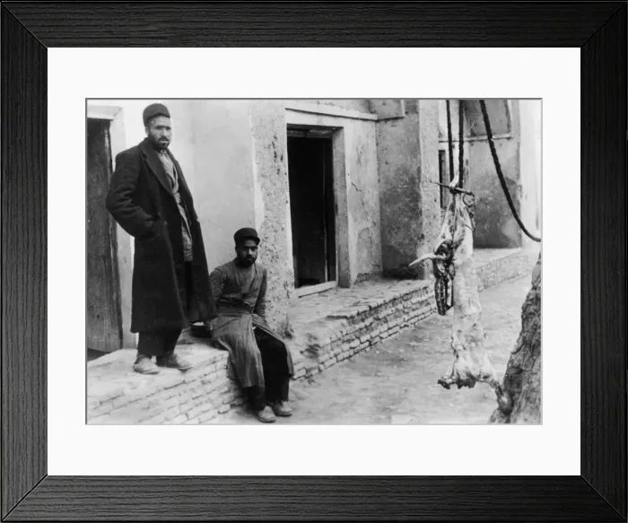 Framed Print : Iranian Butchers Framed Print : Iranian Butchers