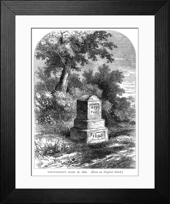 Framed Print : Whittington Stone Framed Print : Whittington Stone