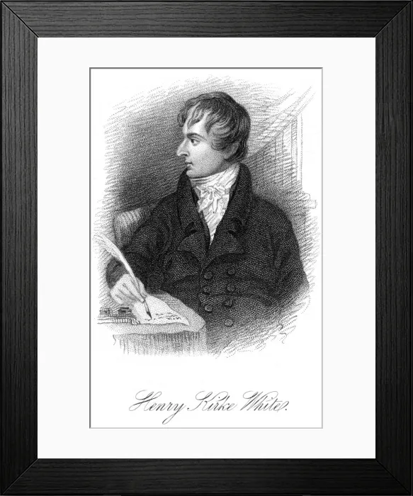 Framed Print : Henry Kirke White Framed Print : Henry Kirke White