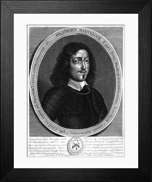 Framed Print : Bulstrode Whitelock Framed Print : Bulstrode Whitelock