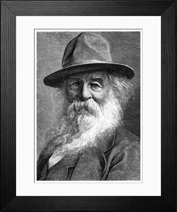 Framed Print : WHITMAN 1880 Framed Print : WHITMAN 1880