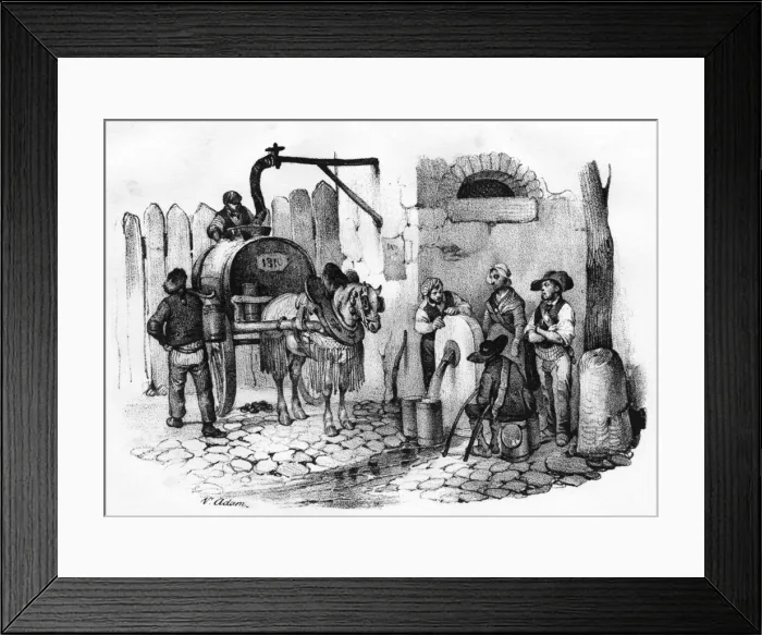 Framed Print : French Watercarriers Framed Print : French Watercarriers