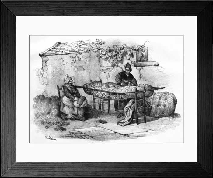 Framed Print : French Mattressmaker Framed Print : French Mattressmaker
