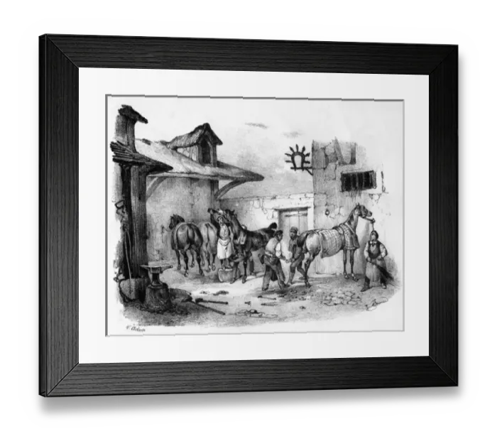 Framed Print : French Blacksmith Framed Print : French Blacksmith