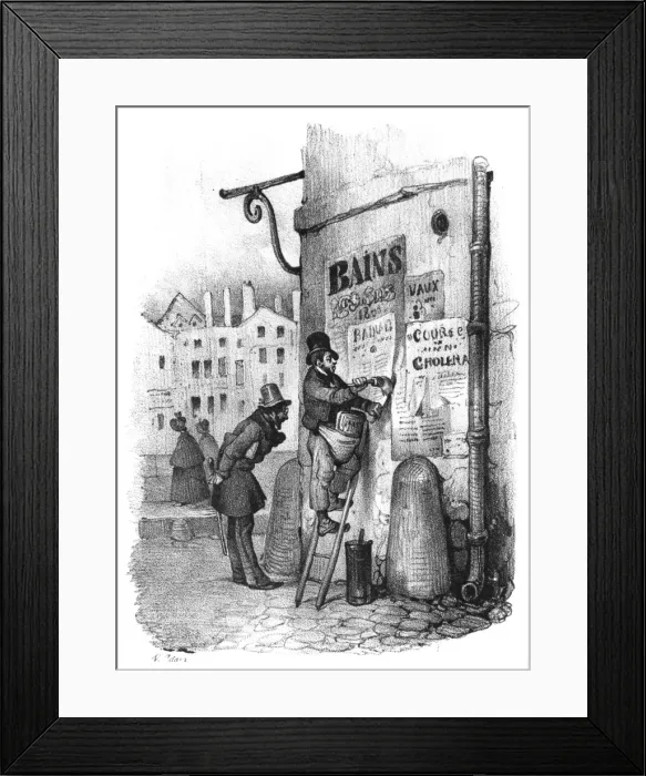 Framed Print : French Bill-Poster Framed Print : French Bill-Poster