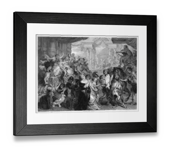 Framed Print : Rape of the Sabines Framed Print : Rape of the Sabines