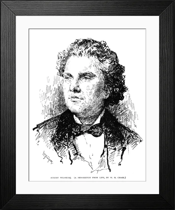 Framed Print : August Wilhelmj Framed Print : August Wilhelmj