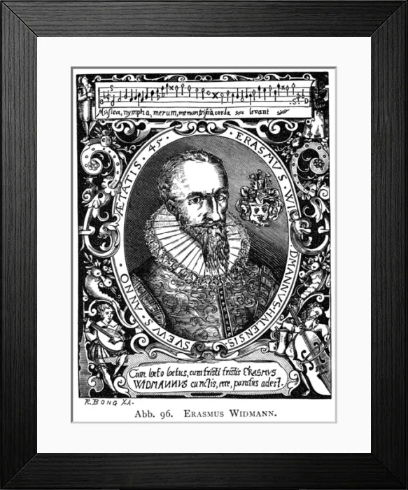 Framed Print : Erasmus Widmann Framed Print : Erasmus Widmann
