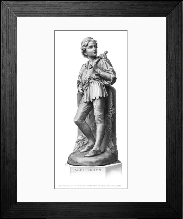Framed Print : Whittington Statue Framed Print : Whittington Statue