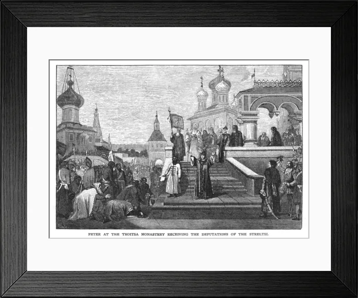 Framed Print : Peter and Streltsi Framed Print : Peter and Streltsi