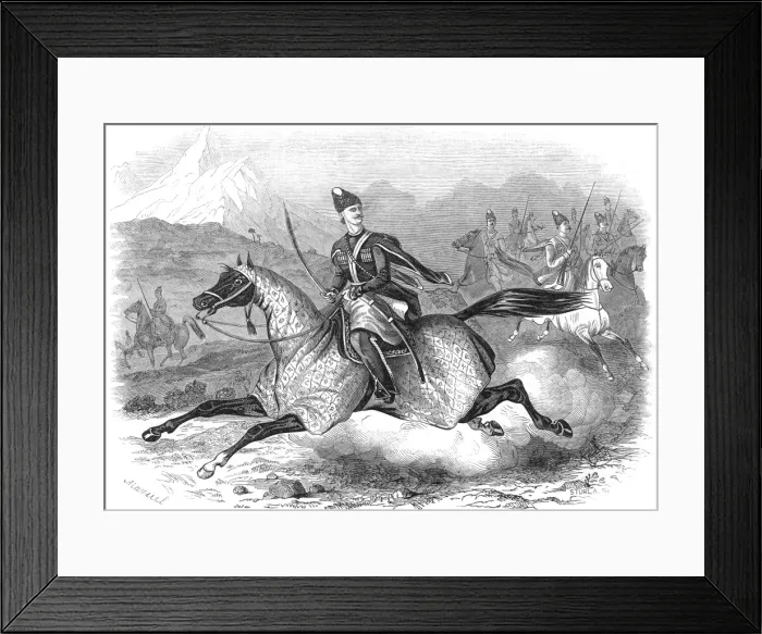 Framed Print : War in Circassia