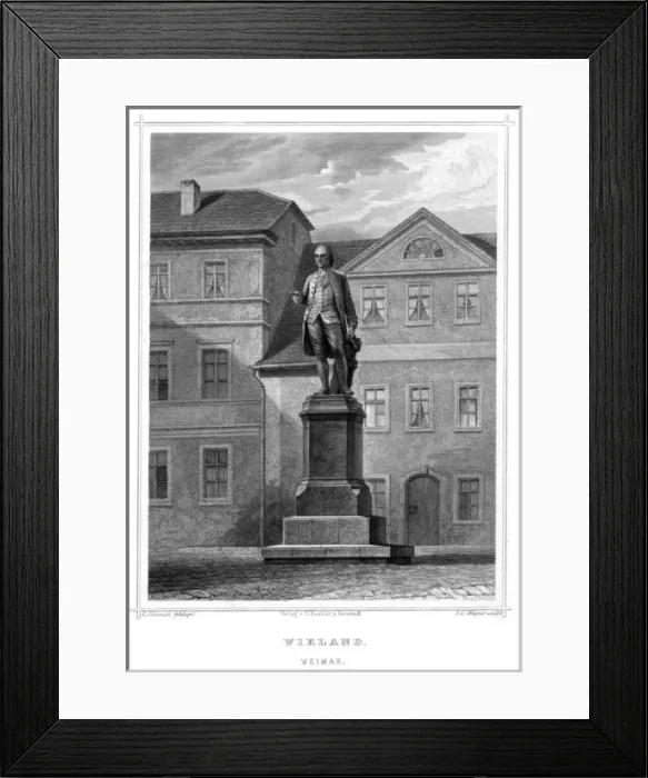 Framed Print : Wieland Statue Framed Print : Wieland Statue