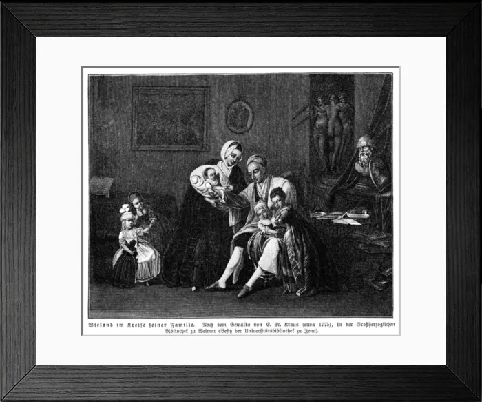 Framed Print : Wieland En Famille Framed Print : Wieland En Famille