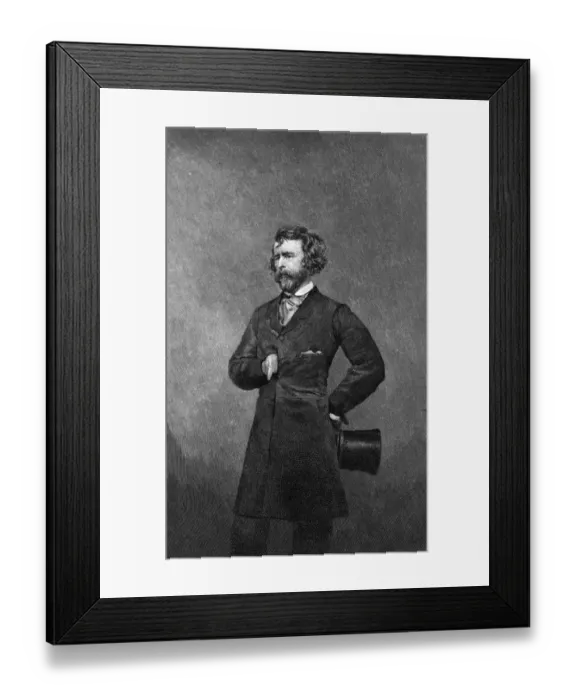 Framed Print : Nathaniel Parker Willis Framed Print : Nathaniel Parker Willis