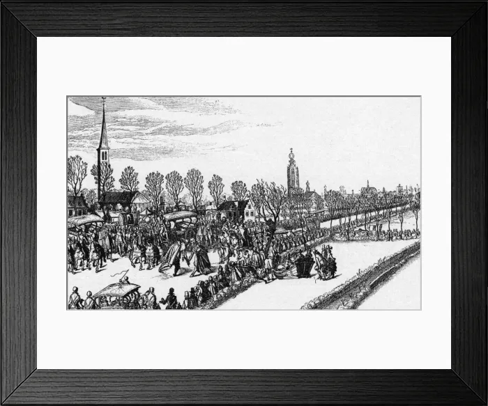 Framed Print : Austrian Delegates