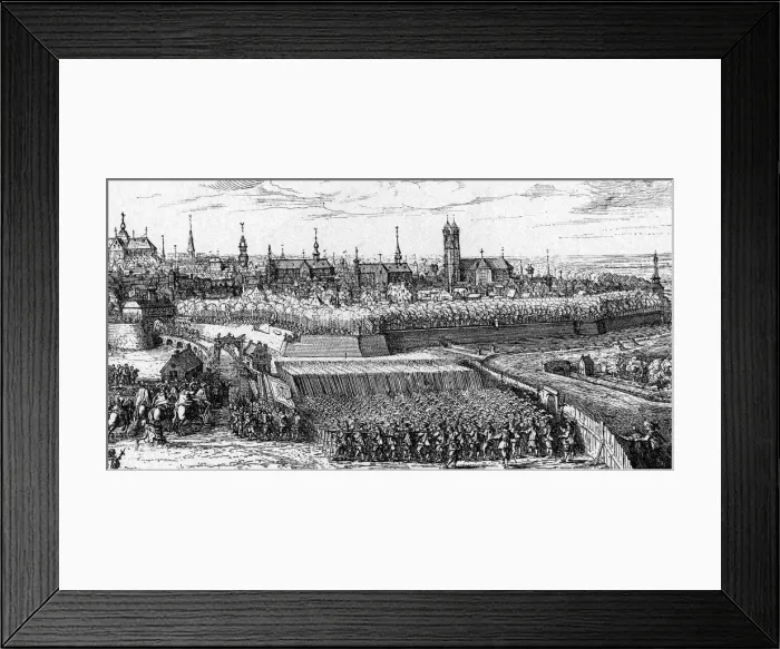 Framed Print : Austrians in Antwerp Framed Print : Austrians in Antwerp