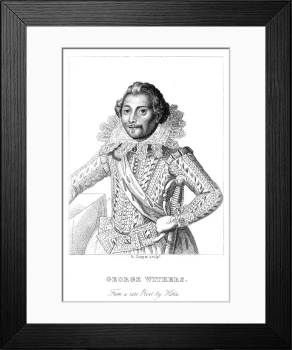 Framed Print : George Wither - 1 Framed Print : George Wither - 1