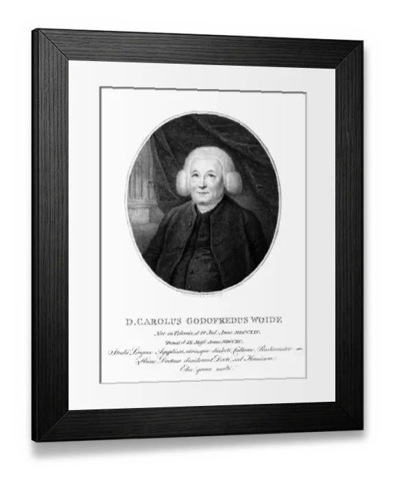 Framed Print : Charles Godfrey Woide Framed Print : Charles Godfrey Woide