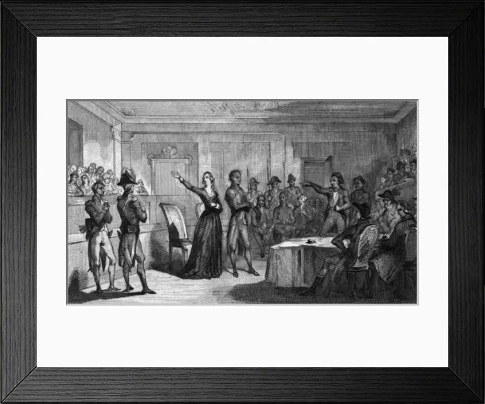 Framed Print : Marie Antoinette Trial Framed Print : Marie Antoinette Trial