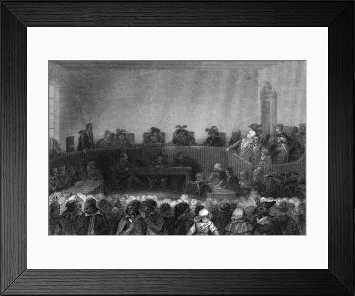 Framed Print : Trial of Montagnards Framed Print : Trial of Montagnards
