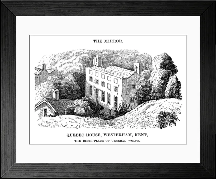 Framed Print : Wolfes home Westerham Framed Print : Wolfes home Westerham