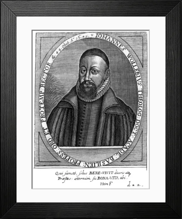 Framed Print : Johann Wollebius Framed Print : Johann Wollebius
