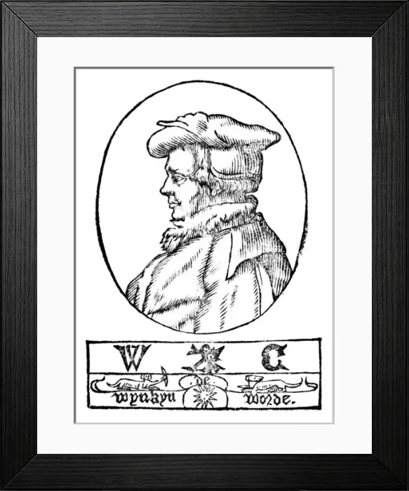 Framed Print : Wynkyn De Worde