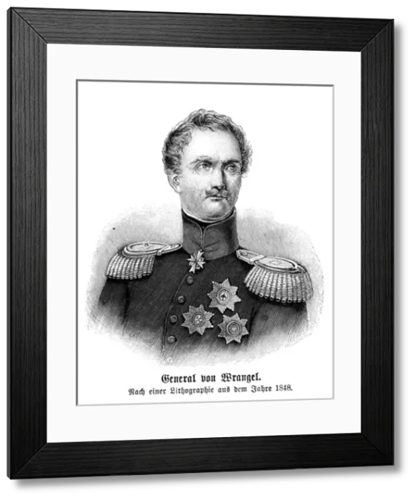 Framed Print : Friedrich Graf Wrangel 2