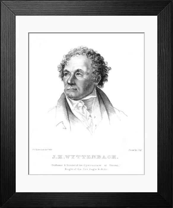 Framed Print : Johann Wyttenbach Framed Print : Johann Wyttenbach