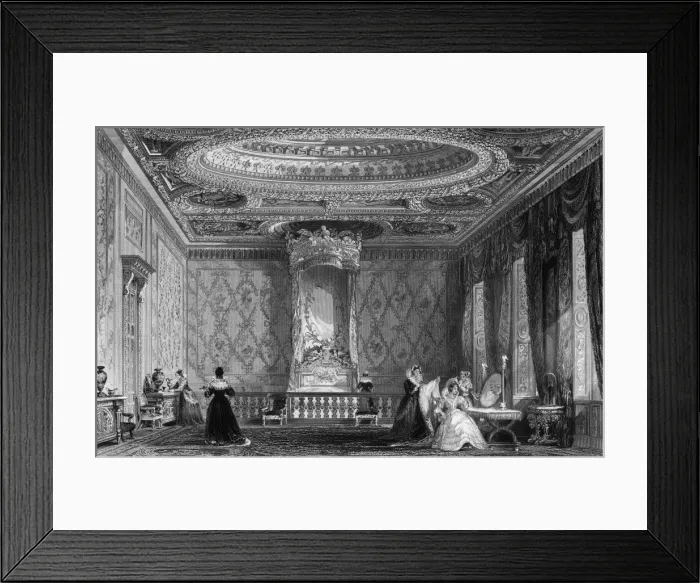 Framed Print : Fontainebleau 1700 Framed Print : Fontainebleau 1700