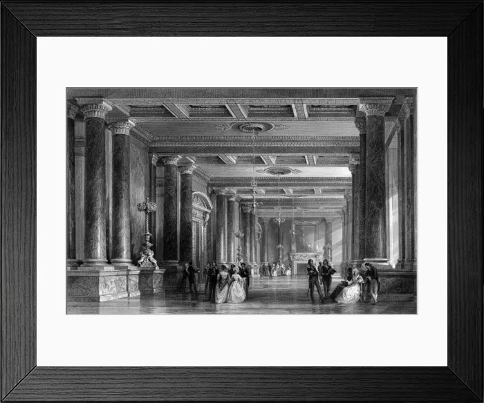Framed Print : Fontainebleau Inter Framed Print : Fontainebleau Inter