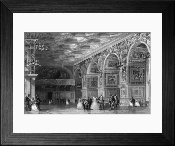 Framed Print : Fontainebleau Inter Framed Print : Fontainebleau Inter