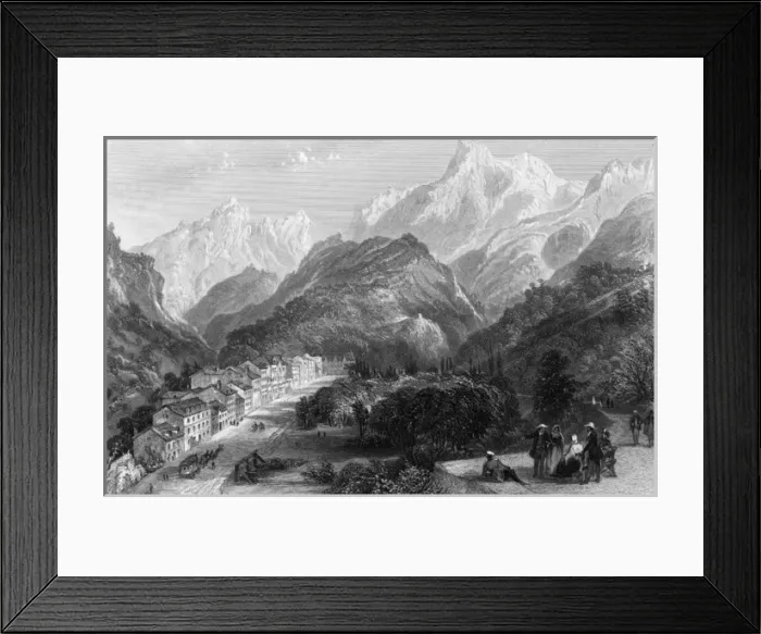 Framed Print : France Eaux Bonnes Framed Print : France Eaux Bonnes