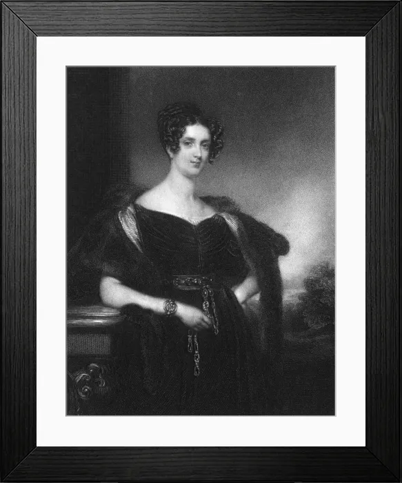 Framed Print : Sophia Ctess Zetland Framed Print : Sophia Ctess Zetland