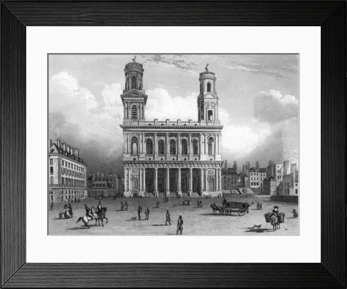 Framed Print : Paris Saint Sulpice Framed Print : Paris Saint Sulpice