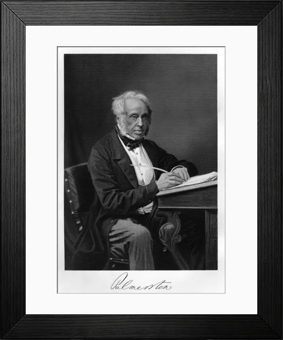 Framed Print : Palmerston Writing Framed Print : Palmerston Writing