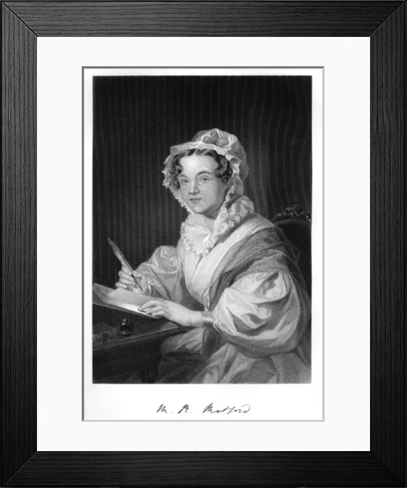 Framed Print : Mary Russell Mitford Framed Print : Mary Russell Mitford