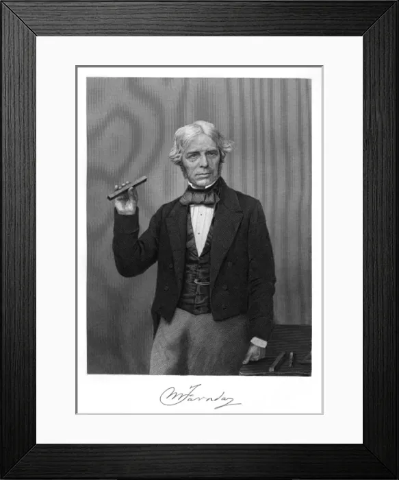 Framed Print : Michael Faraday Framed Print : Michael Faraday