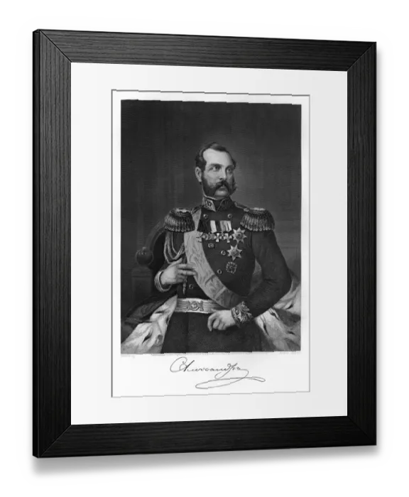 Framed Print : Tsar Alexander II Framed Print : Tsar Alexander II